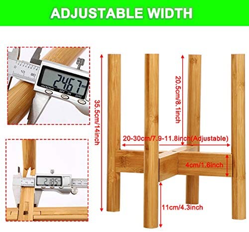 Подставка для растений бамбуковая настольная