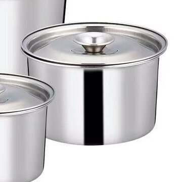 Stainless Steel Seasoning with Covered Lid Oil Basin