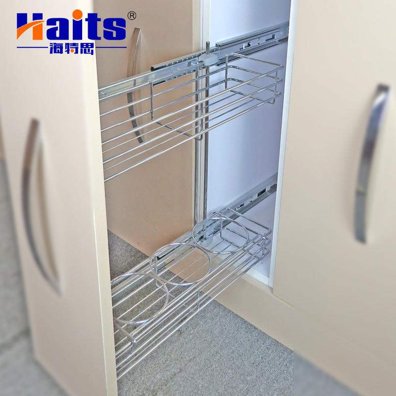 Furniture Fittings Hardware 2 Layers Kitchen Pull out Basket Manufacturers