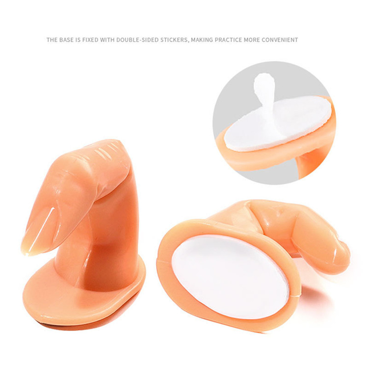 Professional Artificial Nail Practice Hand Finger