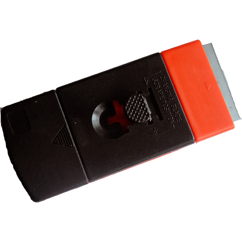 Hautine Plastic Cleaning Scraper Razor Scraper with 40X19mm Metal Blades