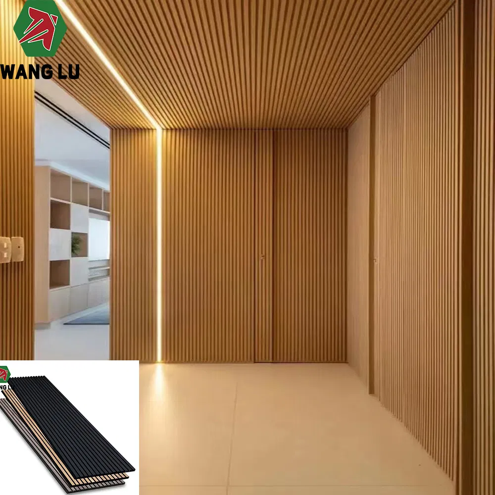 Europe Wooden Acoustic Panel Aku Panel for Wall and Ceiling