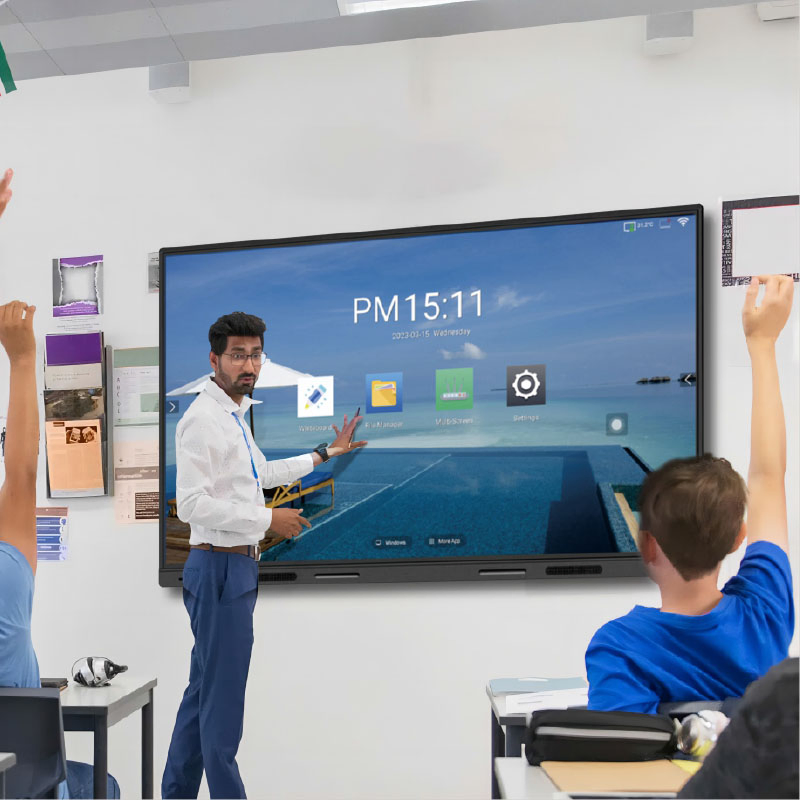 Factory Direct 65 Inch Interactive Flat Panel Display Ifpd Touch Screen for Smart Office Conference and Training