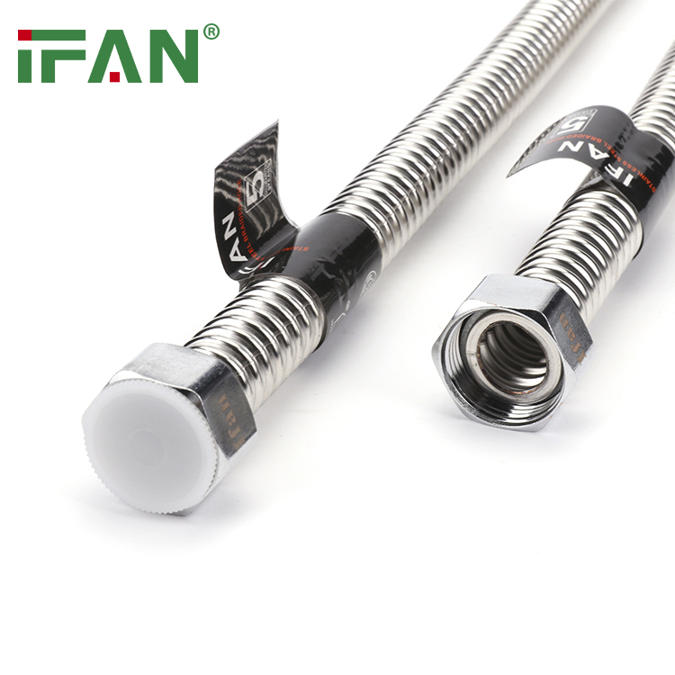 Ifan Manufacturers Flexible Metal Hose Corrugated Stainless Steel Pipe 30-60cm Flexible Hose
