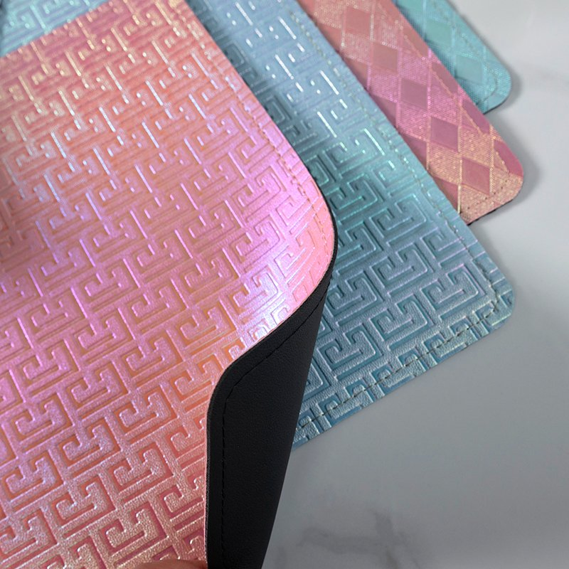 PVC Leather Elegant Placemat Pad Dining Table Mat Heat Insulation Placemat