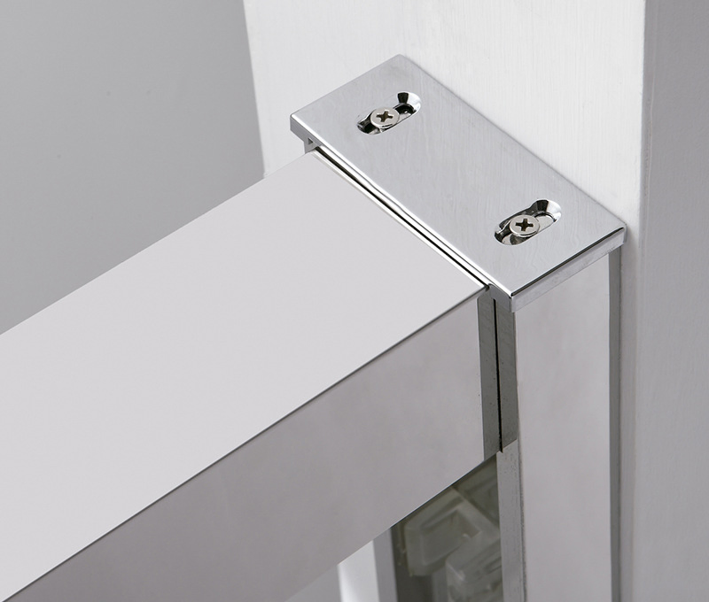 L-Shaped Bath Room Glass Sliding Door Hanging Wheel Door Home Bathroom Shower Room