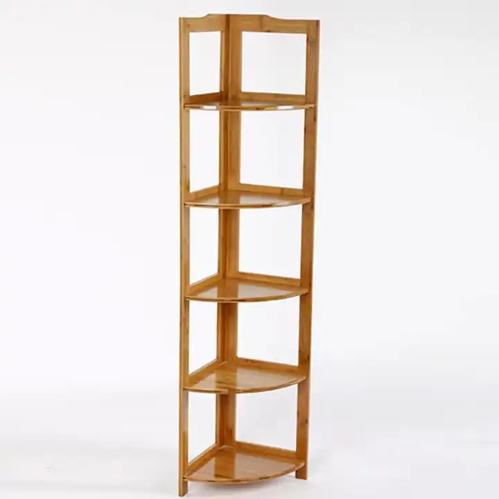 Bamboo Bathroom Organizer Shelf and Kitchen Space Saver