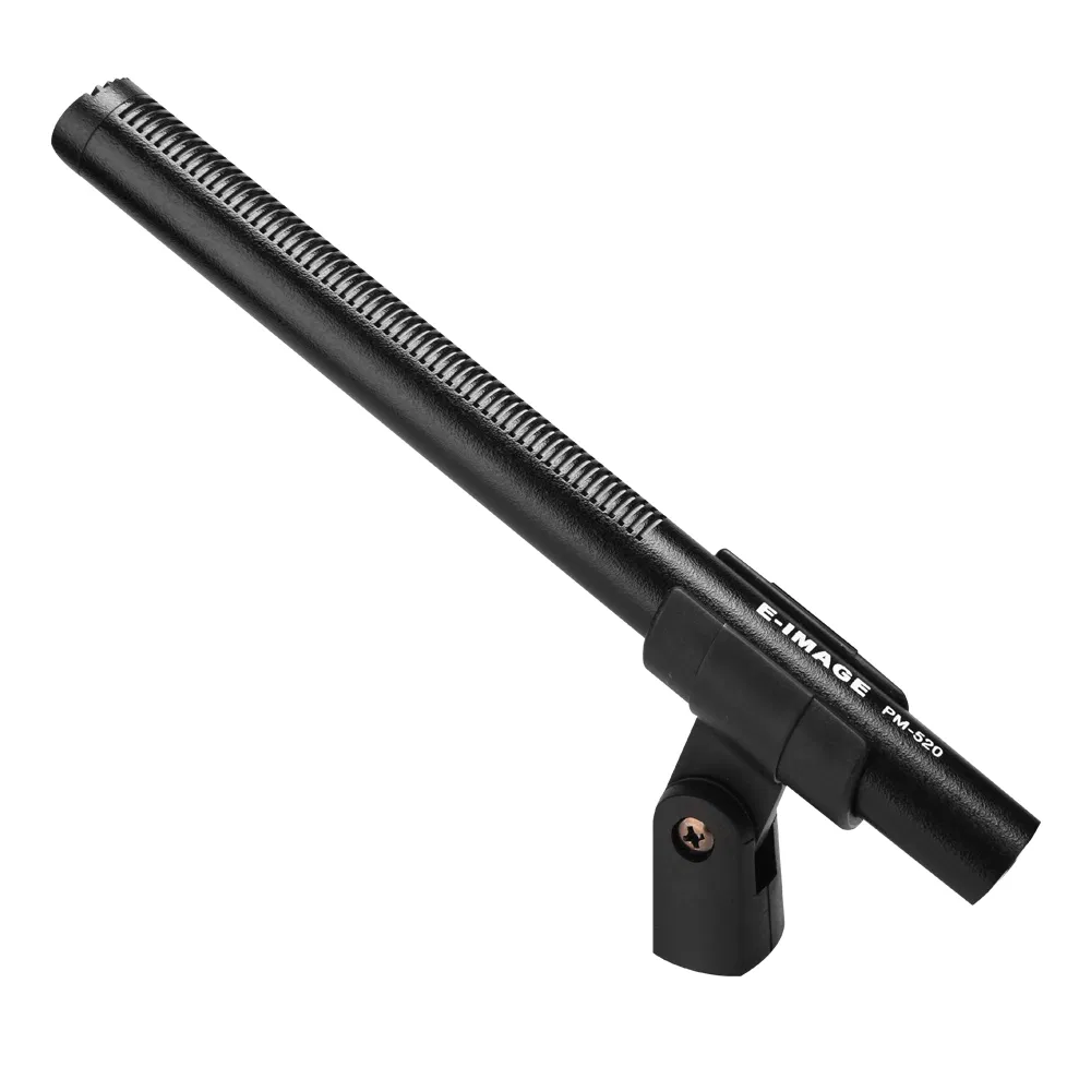 E-Image Super-Cardioid Directional Professional Condenser Shotgun Microphone (PM-520)