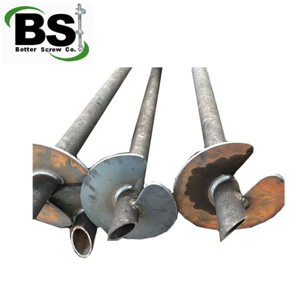 Helical Pile for New Building Foundation