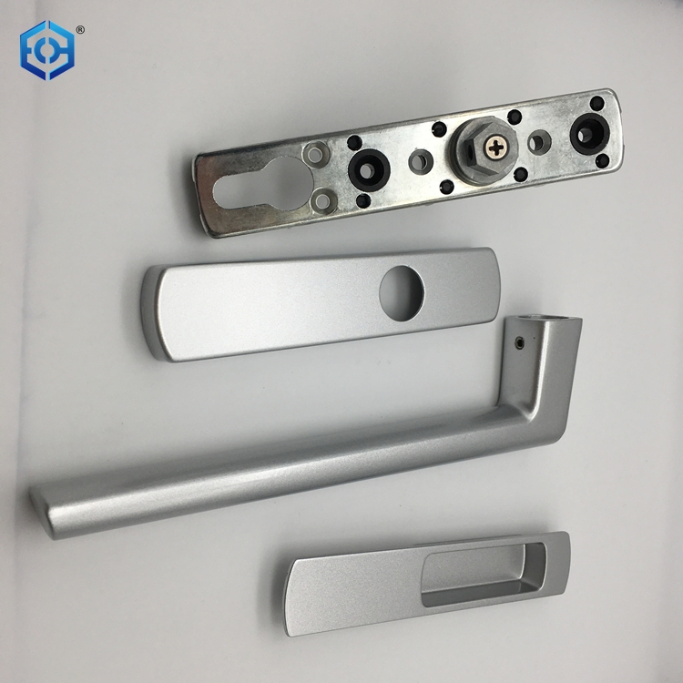Aluminum Touch Lift-Slide Door Handles with Cylinder