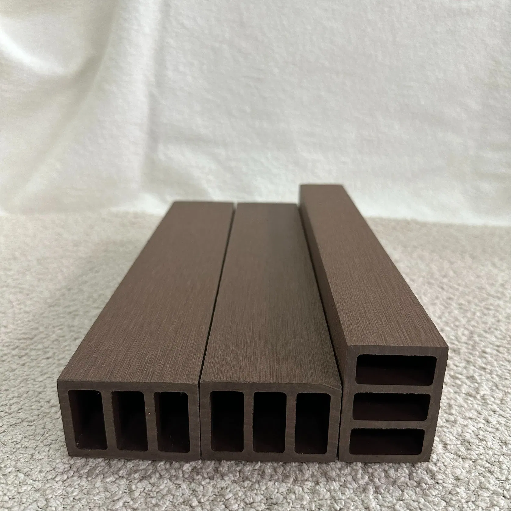 Practical Build WPC Louver 60mm by 42mm Dimension Routine Climate Management Solution