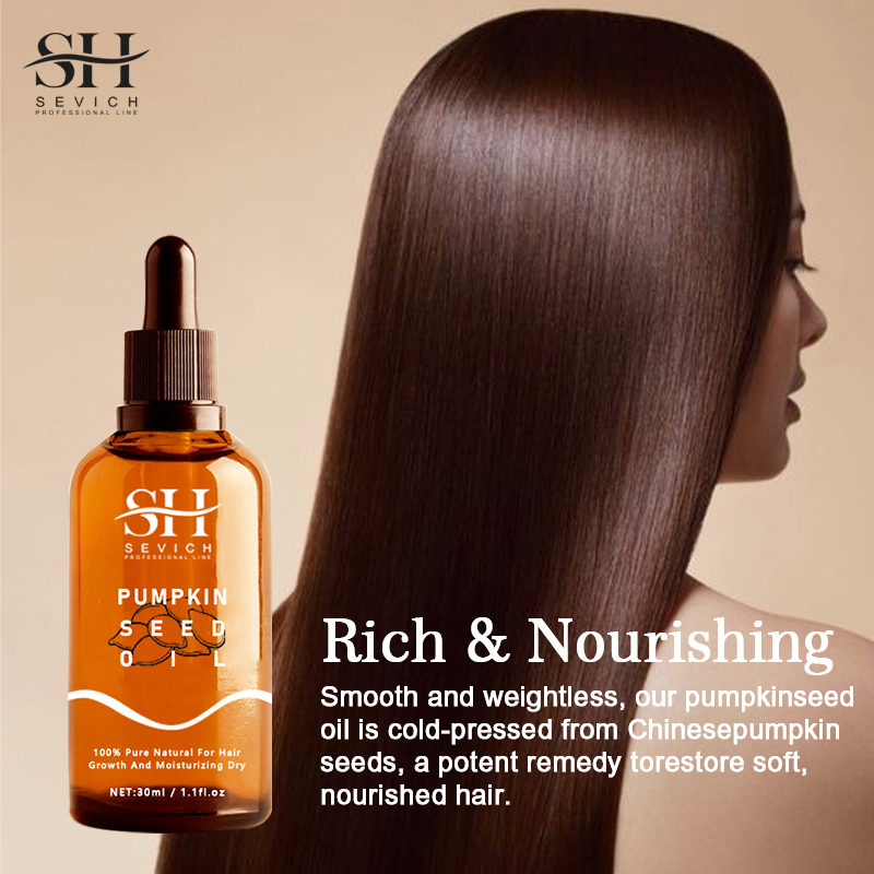 Hair Thickening Serum Pumpkin Seed Lotion Deep Repair Fast Hair Growth Oil