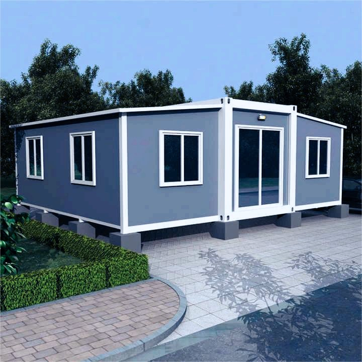 Temporary Building Double Wing Mobile Packaging Box Suitable for Outdoor Work