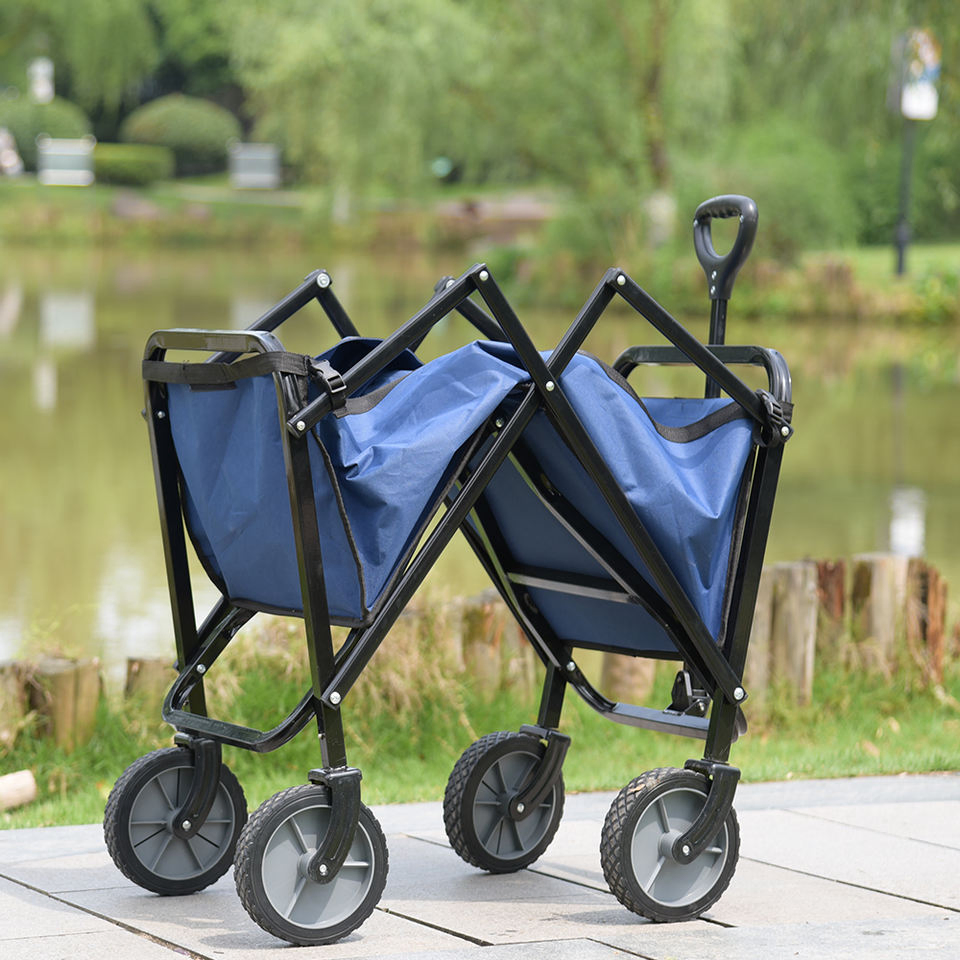 Portable Fashion Wagon Trolley Heavy Duty Shopping Camping Sporting Garden Cart