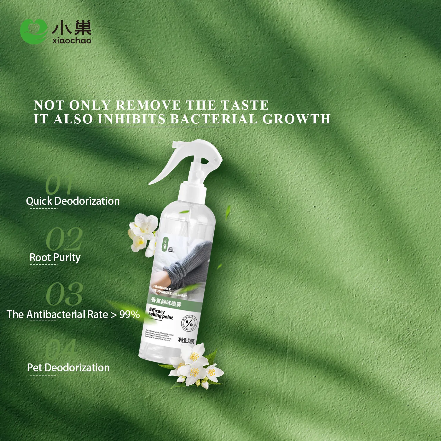Aromatic Deodorant Spray for Footwear with Variety of Scents Available
