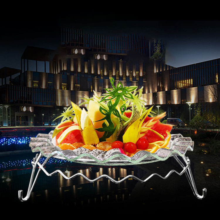 Acrylic Sushi Sashimi Dim Sum Display Japanese and Korean Cuisine Fruit Ice Plate