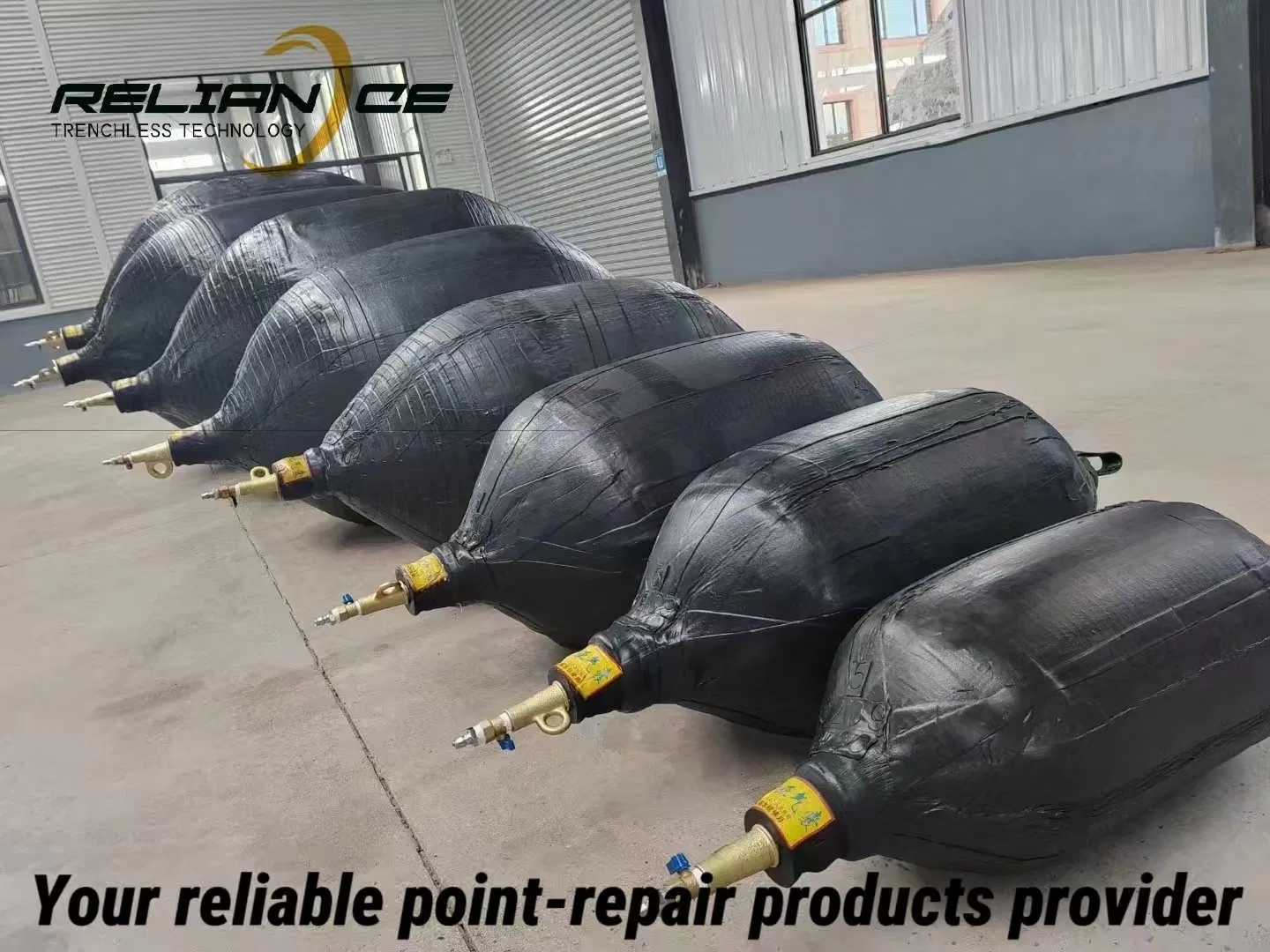 Inflatable Stop Balloons for Trenchless Pipeline Sealing and Rehab