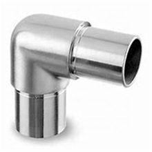 Decorative Stair Handrail Stainless Steel Pipe Fitting Staircase Flush Joiner Railing