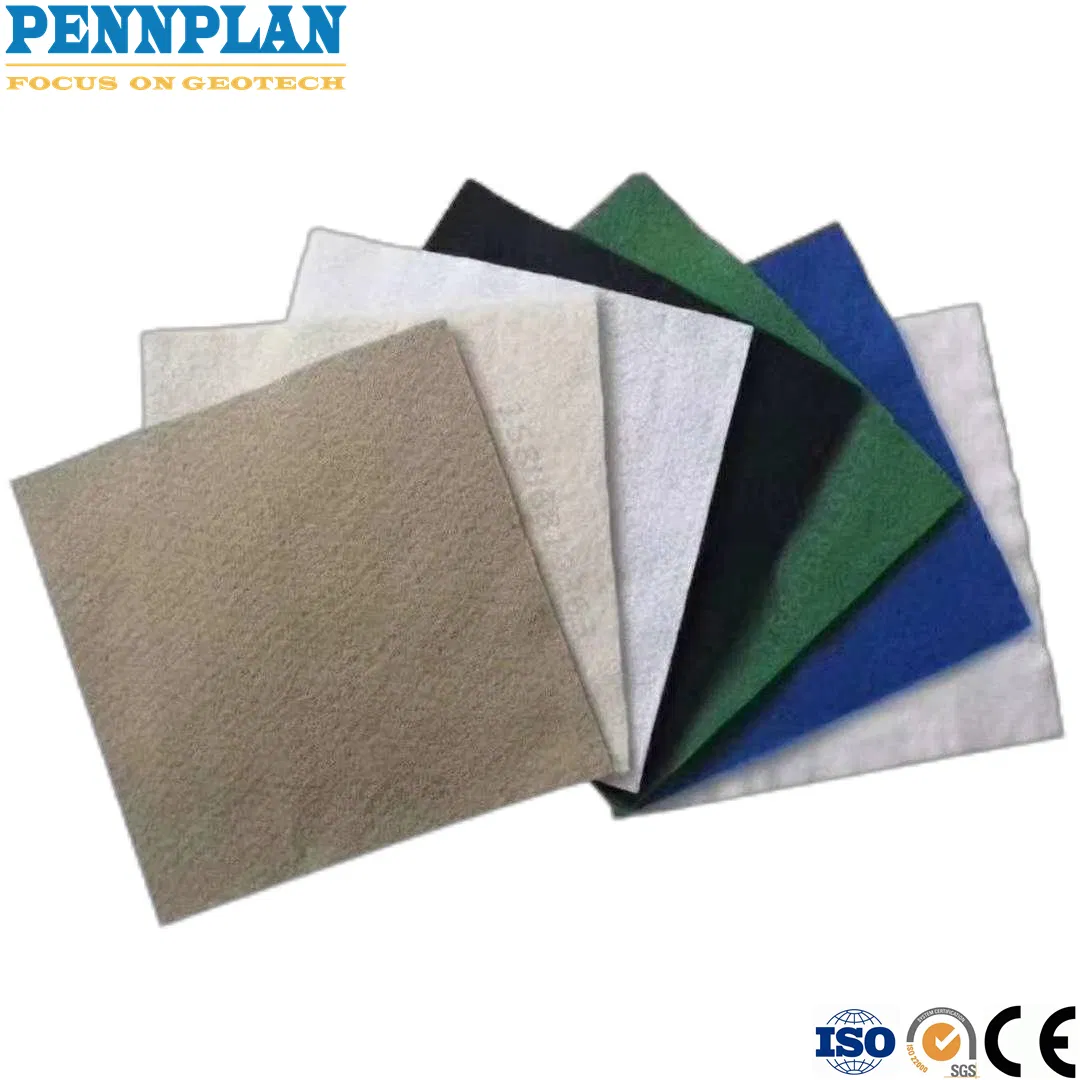 HDPE Geomembrane Filament Geotextile Needle Punched Non Woven Geotextile Fabric