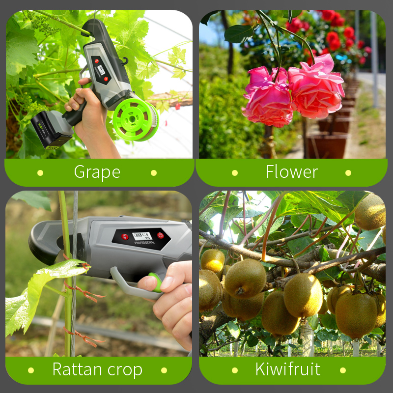 Suca Electric Plant Tying Machine Electric Plant Binding Machine Cordless Hand-Held Plant Twist Tie Machine for Grapes