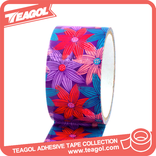 Customized Art Paper Printed Electrical Decorative Adhesive Waterproof Cloth Tape
