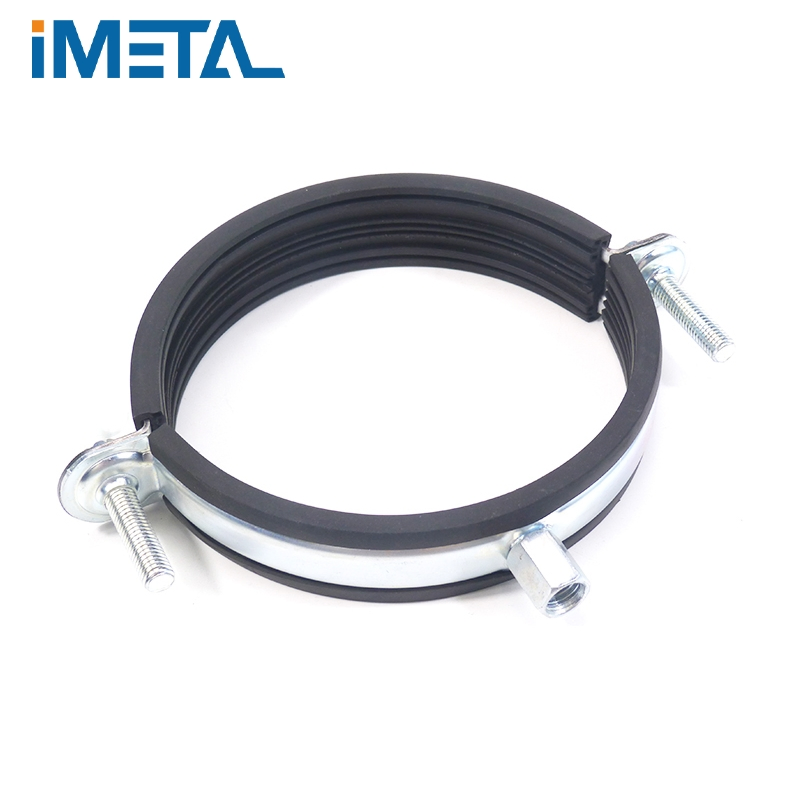 Zinc-Coated Steel Pipe Clamp with Combi Nut – Safe Pipe Securing Solution