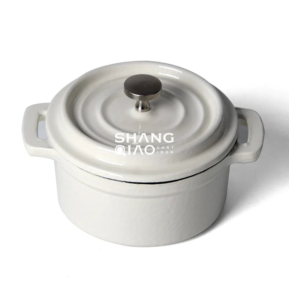 Мини-кокот из чугуна с эмалью, 3 кварты