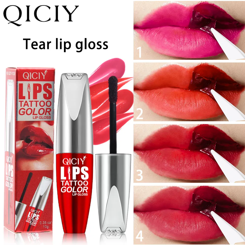10g 4 Colors Tear Peel off Lip Tint Lip Liner