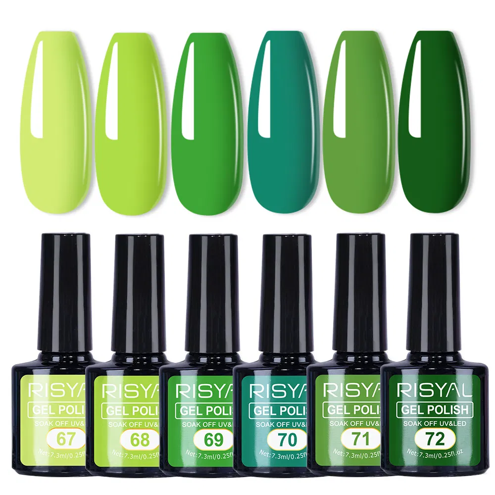 Premium 12 Colors Nude High Pigmentation UV LED Gel Nail Polish Soak off for Professional Salon & DIY Manicure Kit