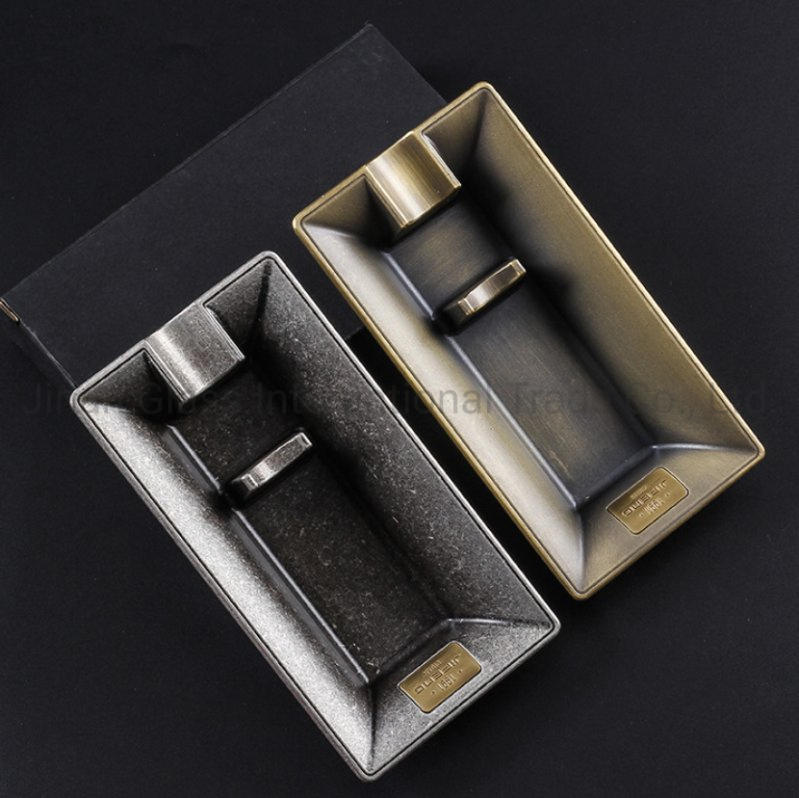 Cigar Ashtray Cuban Cigar Zinc Alloy Metal Slot Large Ashtray