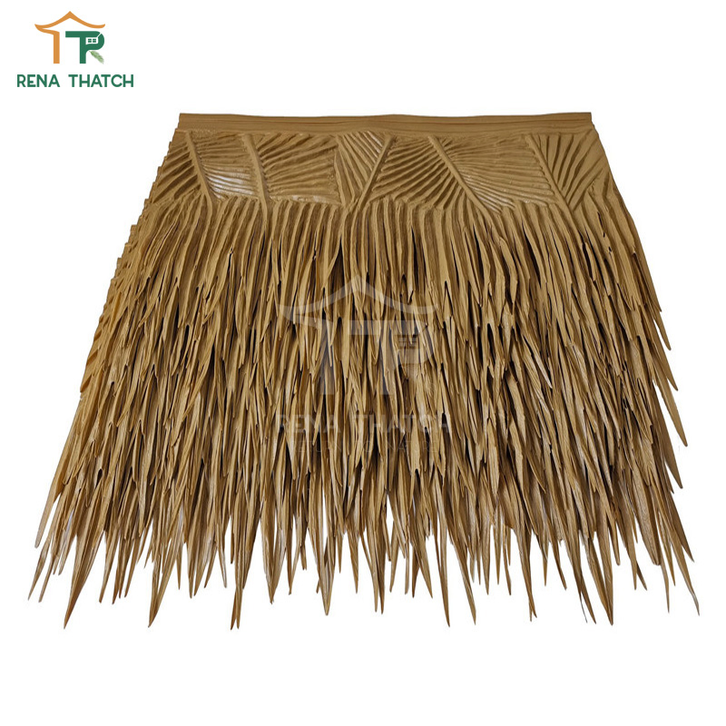 Palm Ex Synthetic Palm Thatch Seller Supplier for Resort Beach Umbrella
