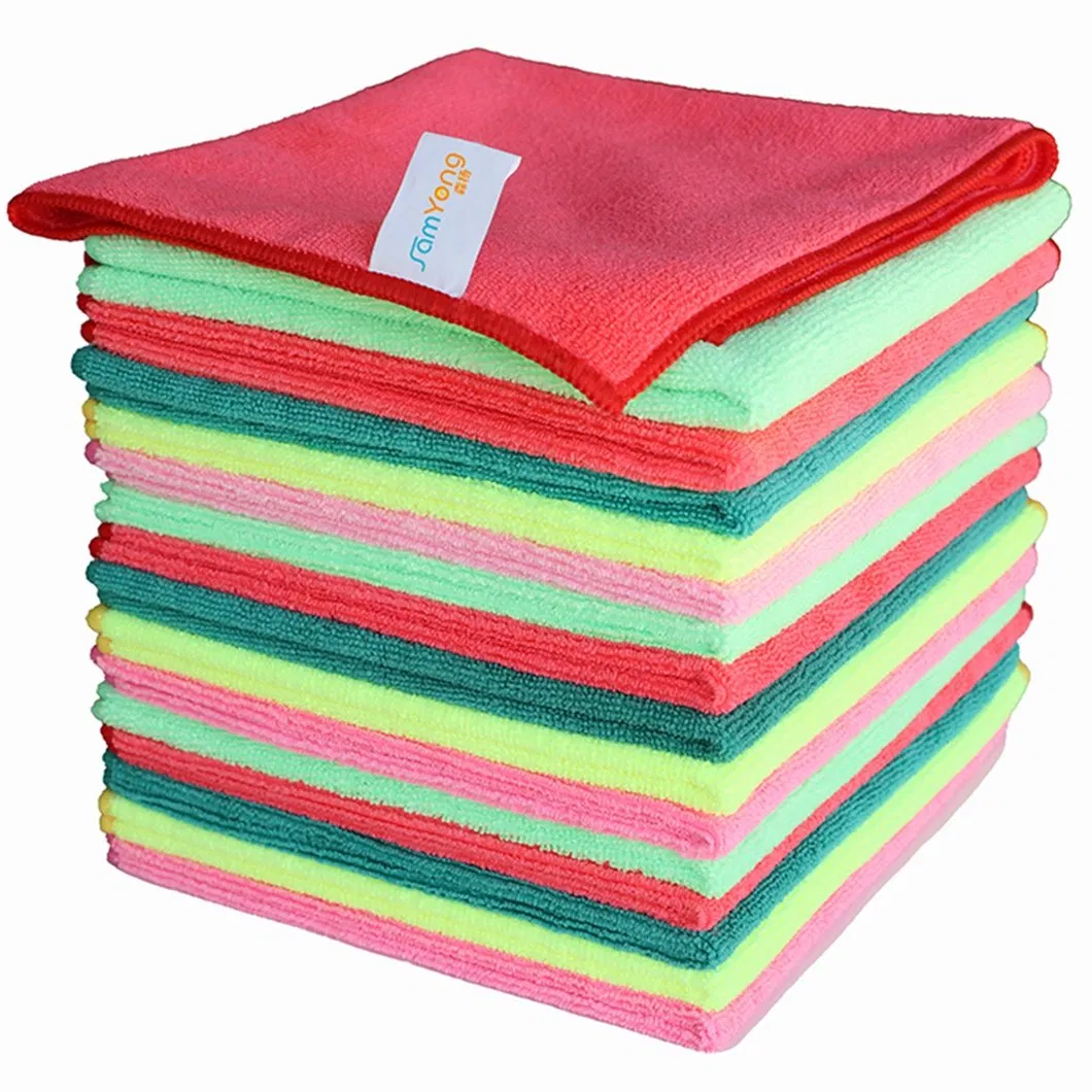 Microfiber Cleaning Cloth for Car Wash Cloth Customized Microfibre Cleaning Cloth Wholesale Micro Fiber Cloth and Micro Fibre Cloth Custom Logo Microfiber Cloth