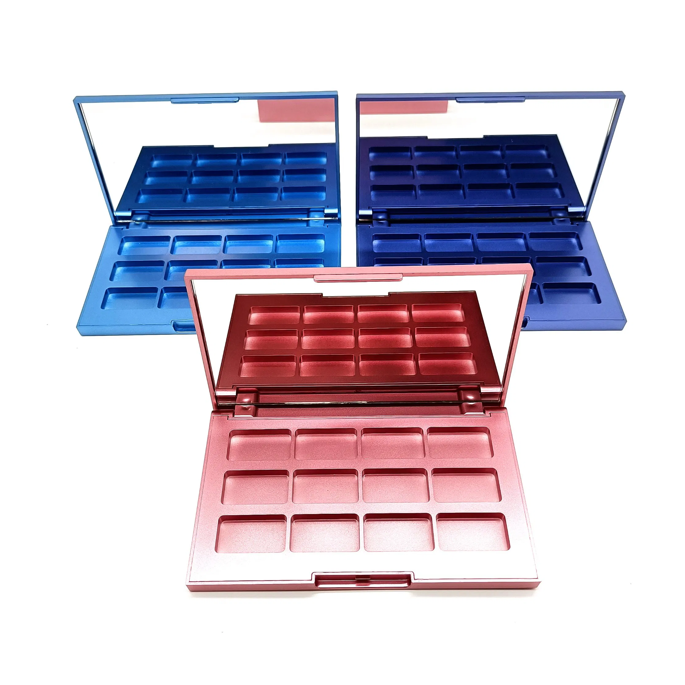 Y104-5 Unique Shape 6 Color Plastic Eyeshadow Palette Blush Palette Compact Box Cosmetic Packaging