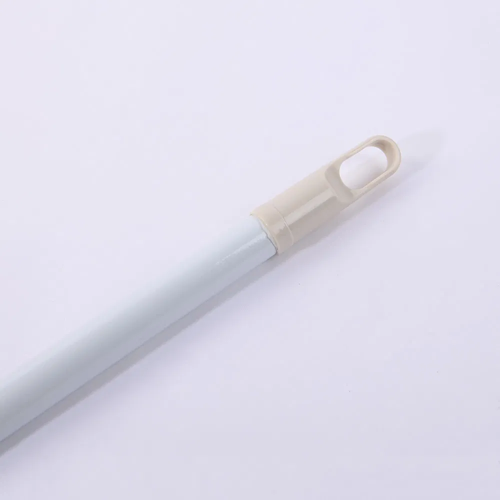 Household Bicolor Bristle Plastic Cleaning Broom with Handle