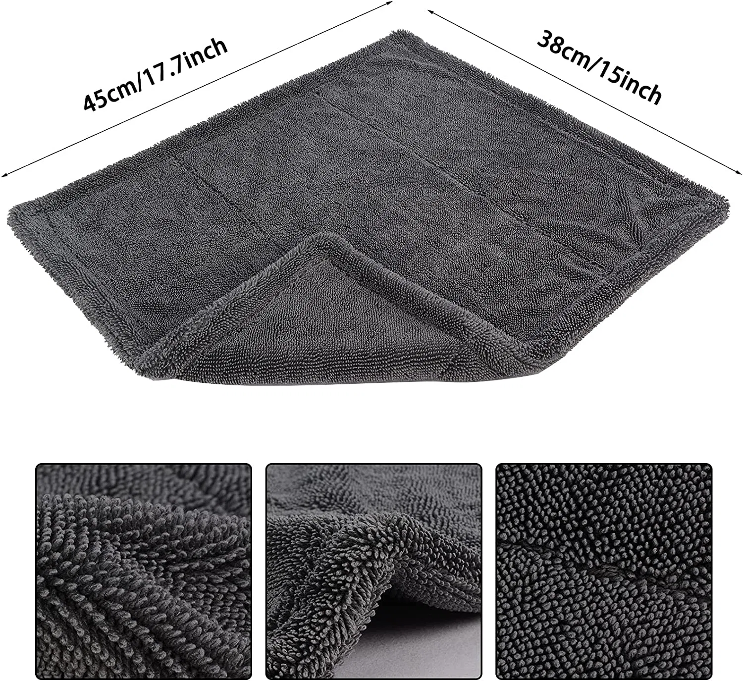 Custom Logo Car Clean Cloth Microfiber Drying Towel Supplier