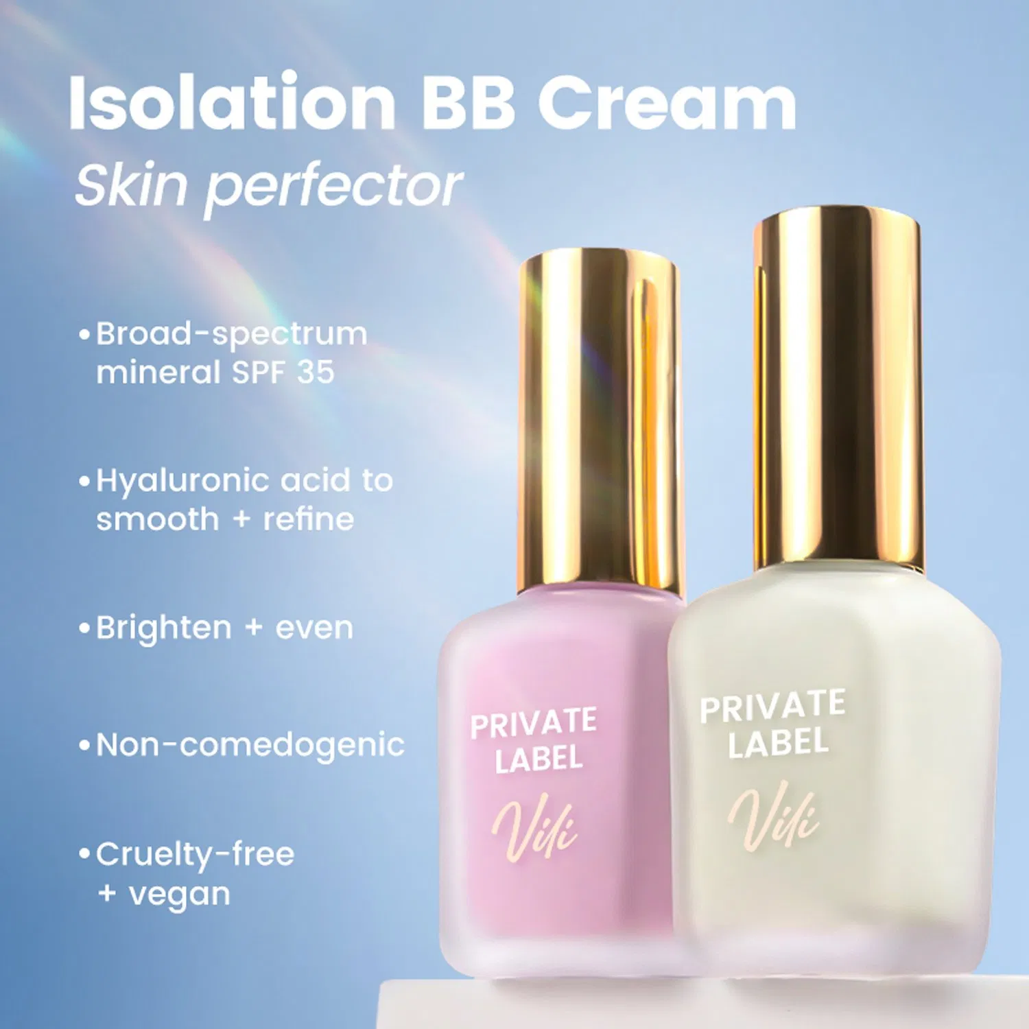 Factory Price Free Sample Beauty Supplier Moisturizing Sunscreen Beauty Isolation Bb Cream