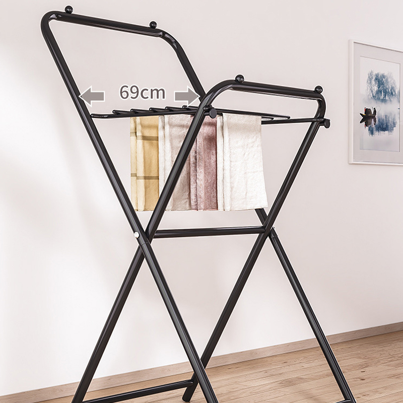 Sanipro Factory Supply Foldable Household Laundry Hanger Clothes Drying Stand Collapsible Clothing Hanging Racks