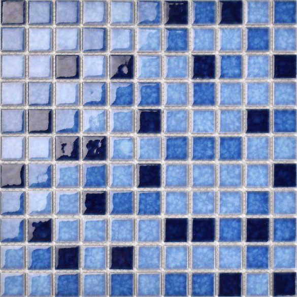 Мозаичная плитка для бассейна, яркие дизайны