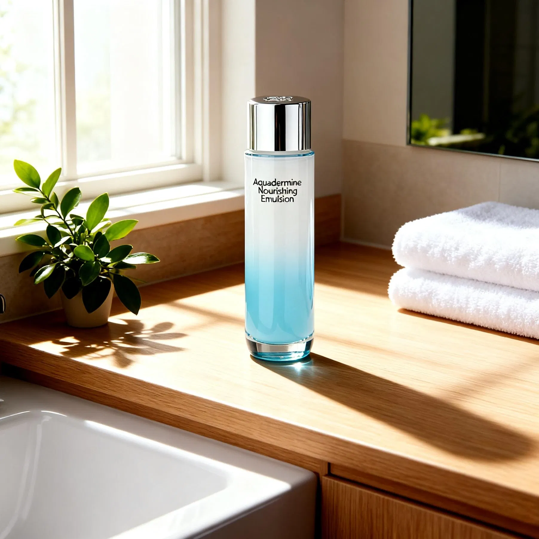 Anti-Aging Hydration Ginkgo Biloba Leaf Extract and Panthenol Moisture-Retention Face Lotion for Mature Skin Care