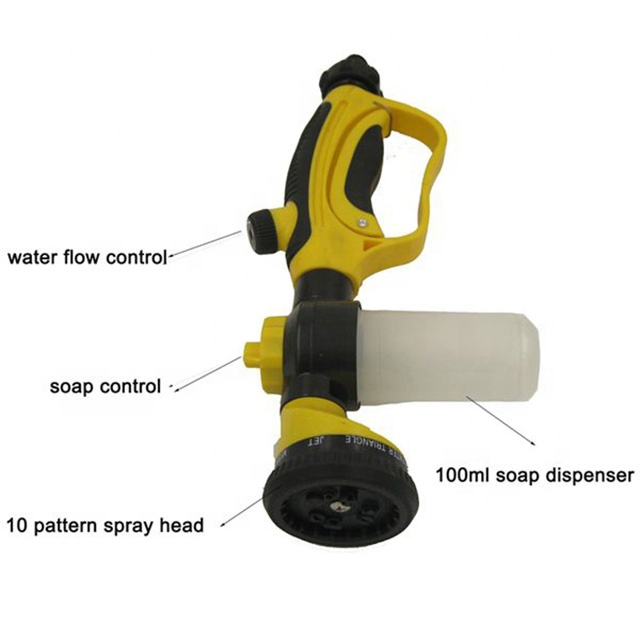 Garden Hose Sprayer Nozzle Soap Dispenser Foam Sprayer Car Wash Foam Gun