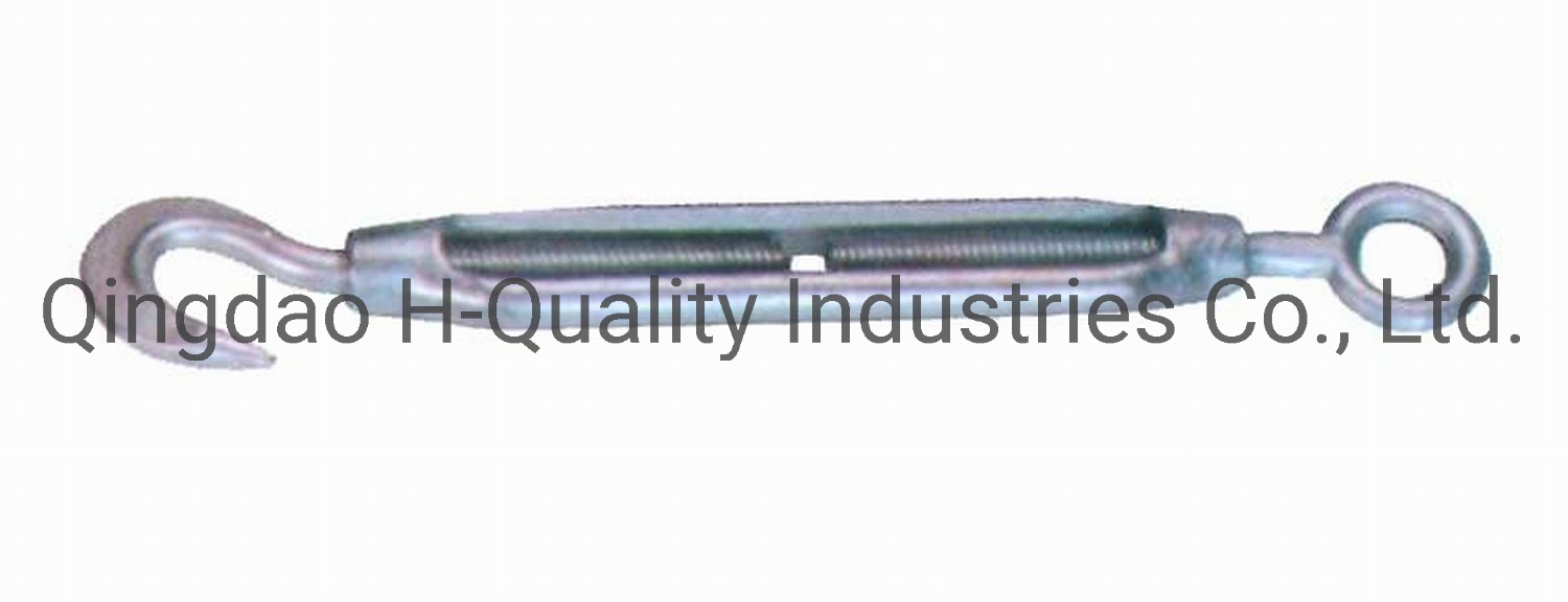 Rigging Hardware JIS Frame Type Wire Rope Turnbuckles, Zinc Plated or Hot DIP Galvanized