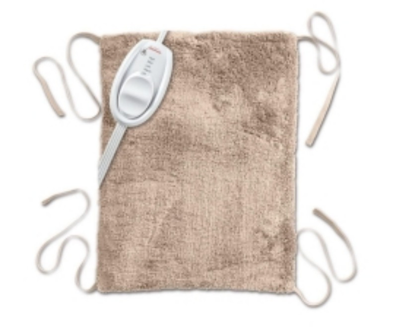 Plush Heated Throw with Straps - Ideal for Soothing Aches and Keeping Warm