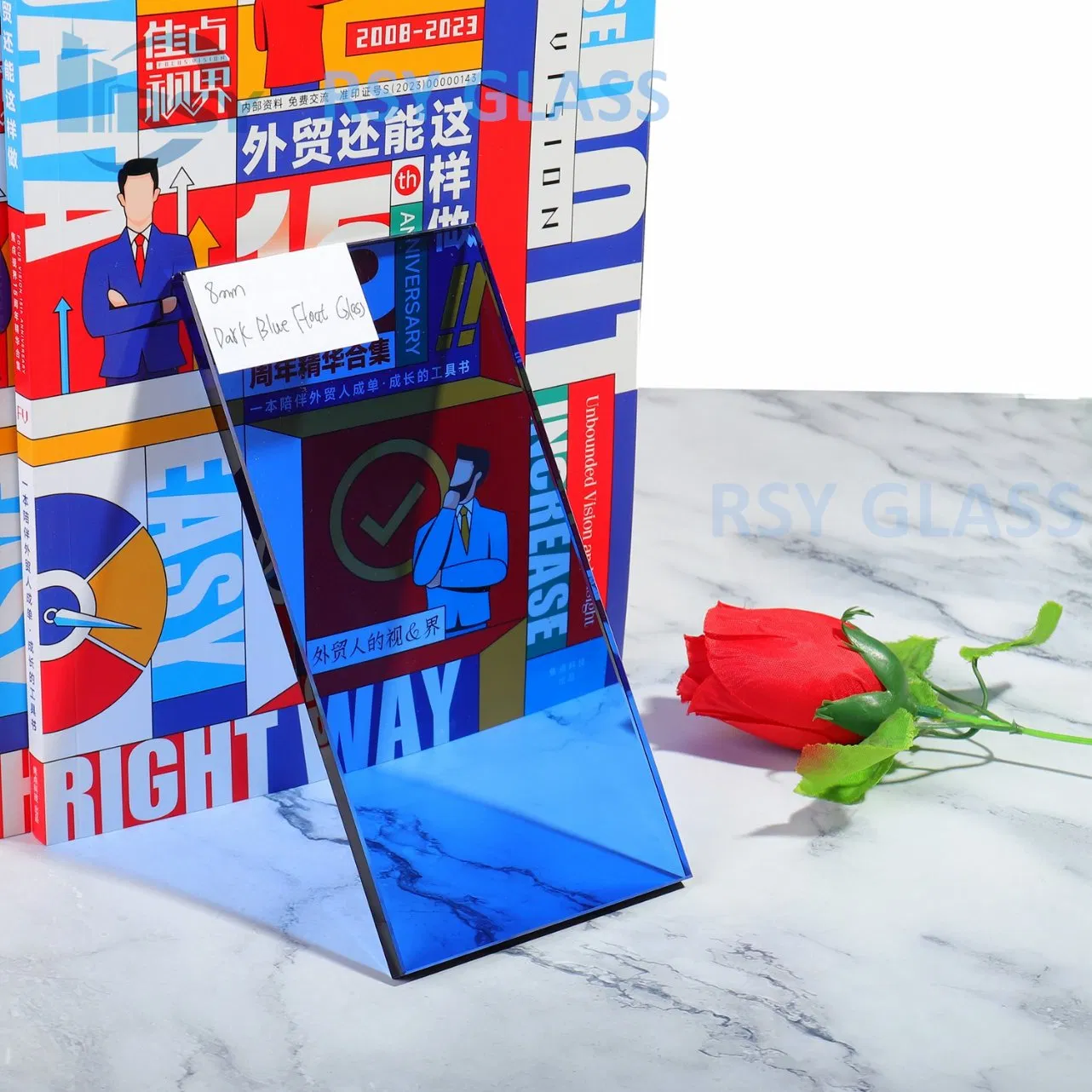4mm-12mm Ford Blue Lake Blue Color Float Glass Used for Building