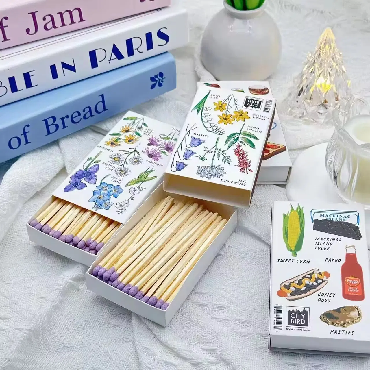 Personalized Logo Decoration Home Match New Customized Stick Safety Customized Matches