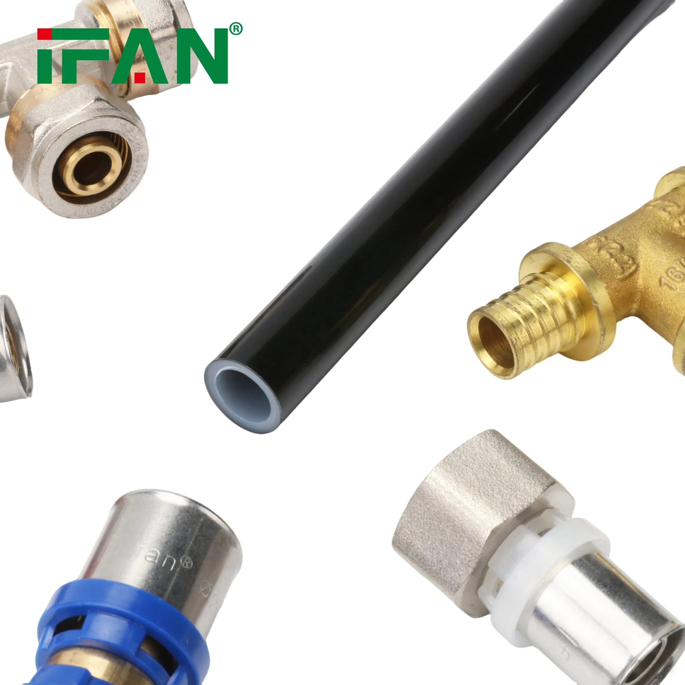 Труба PEX-Al-PEX для теплого пола Ifan ISO 22391, 16-32 мм
