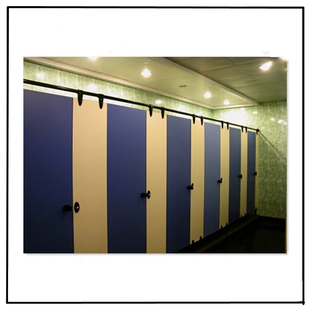 Waterproof HPL Office Washroom Toilet Partition