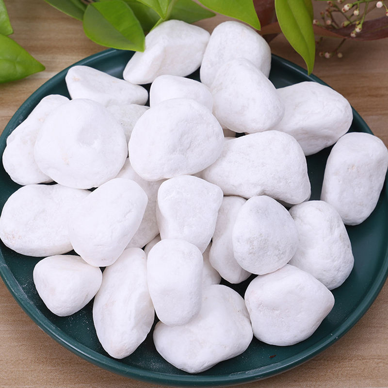 White Pebbles for Garden Park Road Pavement Decoration High Quality Cobbles