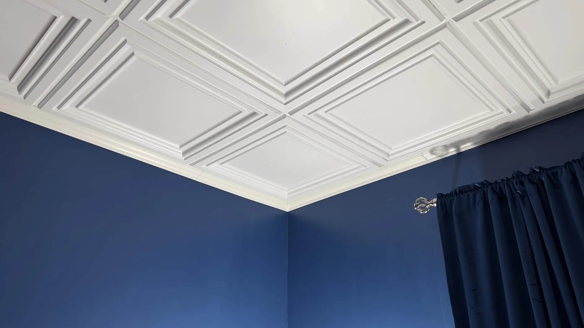 ПВХ потолочные плиты огнестойкие 60x60 см, белые