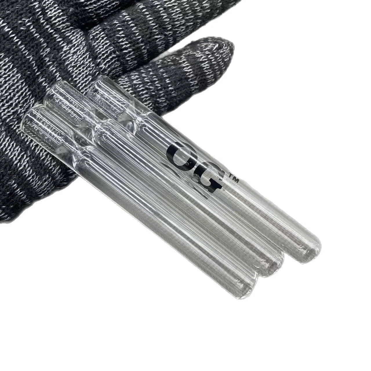 Smoking Accessory Clear Custom Color Long Style Glass Filter Smoking Rolling Mouthpiece Tip