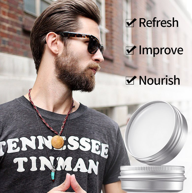 Online Wholesale in Stock Moisturizing Beard Balm Cream Beard Care Wax Private Label Beard Grooming Balm Cream for Men